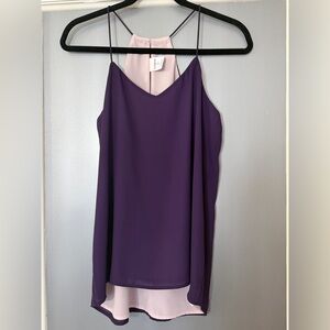Express Purple Spaghetti-Strap Cami